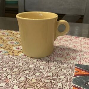 Fiesta Ware yellow Ceramic Mug, never used.